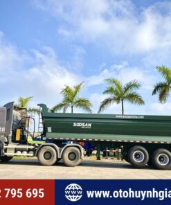 ben tự đổ nhưng sản phẩm rơ mooc mang thượng hiệu Doosung Hàn Quốc chiếm vị thế trong lòng người tiêu dùng