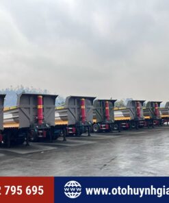 Sơ mi rơ mooc tải tự đổ dài 9300 mm X rộng 2,500 mm X cao 3,650 mm