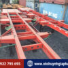 sơ mi rơ mooc xương cimc 40 feet 3 trục tải cao 33.4 tấn