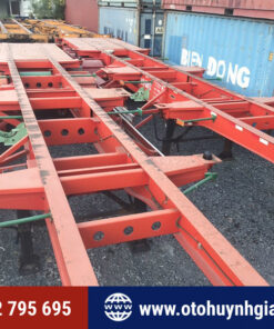sơ mi rơ mooc xương cimc 40 feet 3 trục tải cao 33.4 tấn