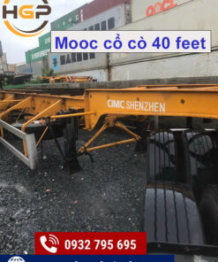 sơ mi rơ mooc cổ cò 40f CIMC SHENZEN 12m