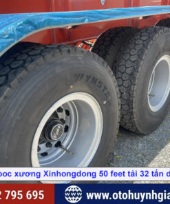Sơ mi rơ mooc xương 50 feet tải 32 tấn