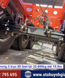 Sơp mi rơ mooc xương 3 trục 50 feet dài 15.5m