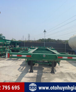 sơ mi rơ mooc xương 20 feet 2 trục KCT mới