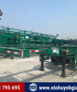 sơ mi rơ moóc xương kct tân thanh 20 feet 2 trục mới