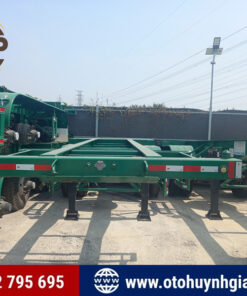 sơmi rơ móoc xương 2 trục 20 feet mới kct tân thanh