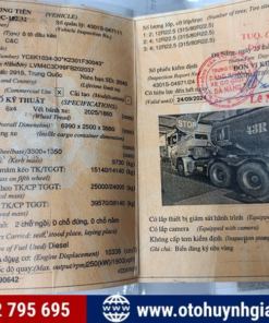 Sổ đăng kiểm xe C&C