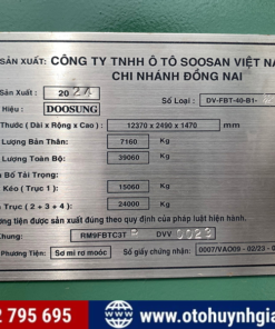 Thông số Mooc sàn soosan 2024