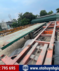 Lô hàng 4 chiếc Mooc xương CIMC 3 trục 45 feet