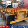 2 chiếc Mooc xương CIMC 3 trục 40 feet 2014 cũ