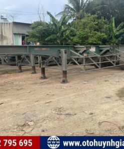 Thanh lý 3 chiếc mooc xương: CPT-KCT 3 trục 40 feet cũ