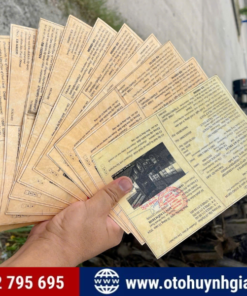 Sổ đăng kiểm lô hàng 10 xe đầu kéo Thaco Auman gas điện máy 375FV đời 2015 cũ
