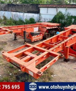 2 chiếc Mooc xương Doosung 2 trục 20 feet 2020 cũ