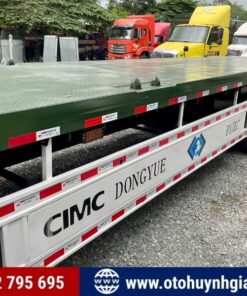 Cảng chắn của mooc sàn Cimc 3 trục 45Feet sản xuất 2025 mới