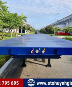 Mặt sàn siêu chất lượng mooc sàn Thaco 3 trục 40 feet 2025 mới