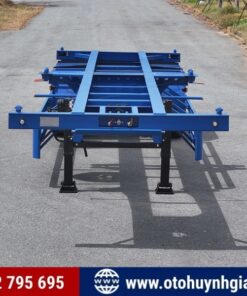 Mặt trước mooc xương Thaco 2 trục 40Feet 2025 mới