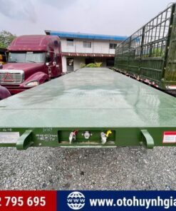 Mặt trước mooc sàn Cimc 3 trục 45Feet sản xuất 2025 mới