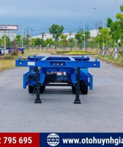 Mặt trước mooc xương Thaco 3 dí 40 feet mẫu 2025 mới