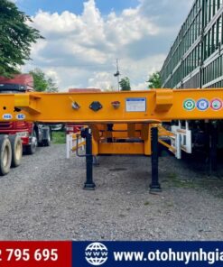 Mặt trước của mooc xương 3 trục 45Feet Xinhongdong tải 33.25 tấn 2025