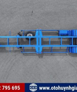 Toàn cảnh mooc xương Thaco 2 trục 40Feet 2025 mới