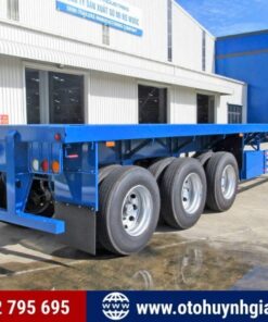 Rơ mooc sàn Thaco Trường Hải 3 trục 40 feet tải 33.1 tấn sản xuất 2025 mới