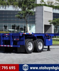 Mooc xương Thaco 2 trục 20 feet sản xuất 2025 mới siêu đẹp