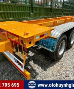 Phân phối toàn quốc mooc xương 3 trục 45 feet Patec Xinhongdong tải 33.25 tấn 2025 mới