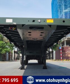 Ắc kéo của mooc sàn Cimc Huajun 3 trục 45 FT mới