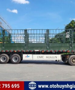 Chuyên phân phối các sản phẩm mooc khung mui CIMC HUAJUN cao 4m tải 32 tấn