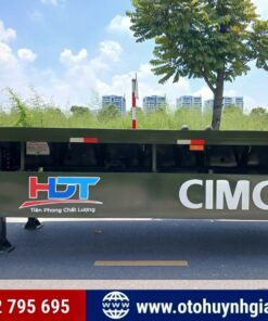 Cảng chắn hông của mooc sàn 3 trục 40Feet CIMC HUAJUN mới