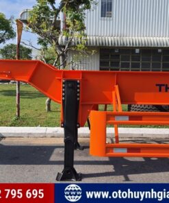 Chân chống của mooc cổ cò 3 trục 40Feet mới
