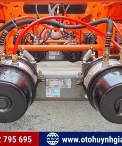 Hệ thống treo của mooc cổ cò 3 trục 40Feet mới