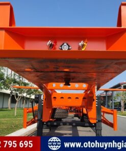Khung gầm mooc cổ cò 3 trục 40Feet mới