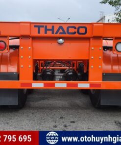 Mặt sau mooc cổ cò 3 trục 40Feet mới