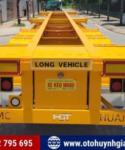 Mặt sau mooc xương Cimc Huajun 3 trục 45Feet mới