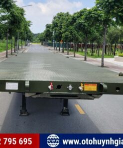 Mặt trước mooc sàn 3 trục 40Feet CIMC HUAJUN mới