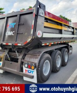 Rơ mooc ben tự đổ Cimc Huajun mới - Loại lốp có săm