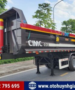 Rơ mooc ben tự đổ Cimc Huajun tải 28.8 tấn mới