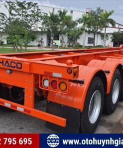 Rơ mooc cổ cò 3 trục 40 feet tải 33.5 tấn siêu cứng cáp