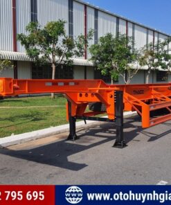 Rơ mooc cổ cò 3 trục 40 feet tải 33.5 tấn mới