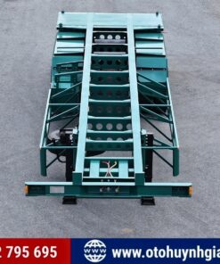Mặt trước mooc cổ cò Thaco 3 trục 45 FT mới
