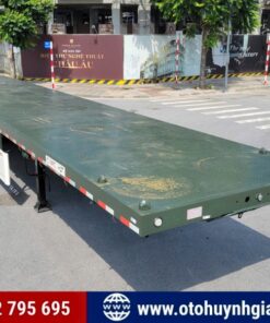 Bán mooc sàn Cimc Huajun 3 trục 45 feet tải 31.25 tấn mới