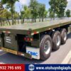Rơ mooc sàn 3 trục 40 feet CIMC HUAJUN - Lốp không săm tải 32.65 tấn