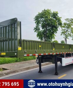 Rơ mooc sàn lửng Yunli 3 trục 40 feet tải 32.25 tấn