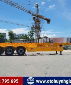Mooc xương Cimc Huajun 3 trục 45Feet tải 33 tấn mới