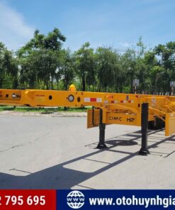 Bán mooc xương Cimc Huajun 3 trục 45 feet tải 33 tấn mới