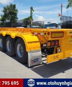 Rơ mooc xương Cimc Huajun 3 trục 45 feet mới