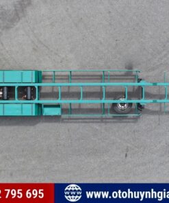 Toàn cảnh mooc cổ cò Thaco 3 trục 45 FT mới