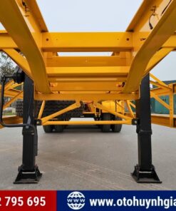 Chân chống của mooc xương CIMC HUAJUN 3 trục 40 Ft mới