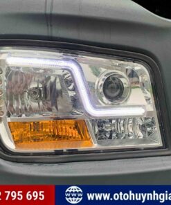 Cụm đèn trước của xe ben 4 giò Shacman H3000S Weichai 400HP mới